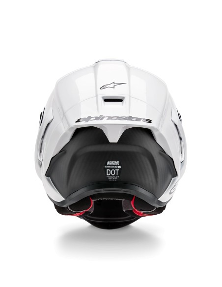 Casco Supertech R10 Solid White Glossy Black Matte