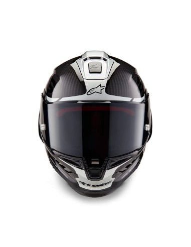 Casco Supertech R10 Element Black Carbon Silver Black Glossy