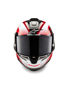 Casco Supertech R10 Team Black Carb Red White Glossy 2