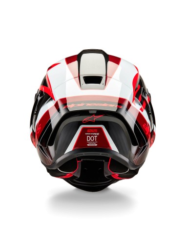 Casco Supertech R10 Team Black Carb Red White Glossy