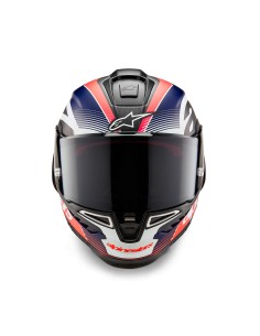 Casco Supertech R10 Team Black Carbon Red Fluo Blue Matte 2