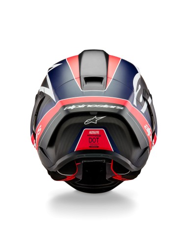 Casco Supertech R10 Team Black Carbon Red Fluo Blue Matte