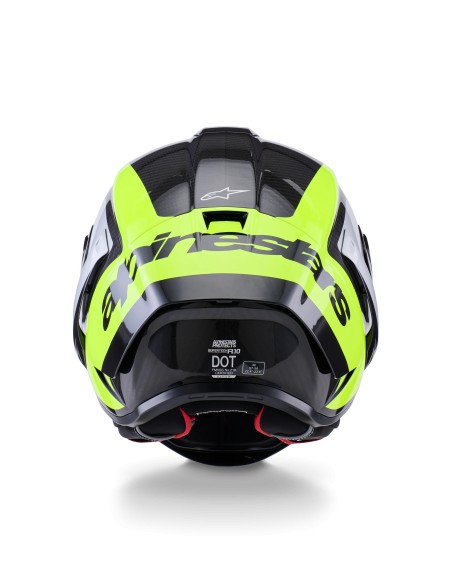 Casco Supertech R10 Arius Black Silver Yellow Fluo Glossy