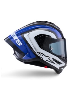Casco Supertech R10 Arius Black White Blue Glossy