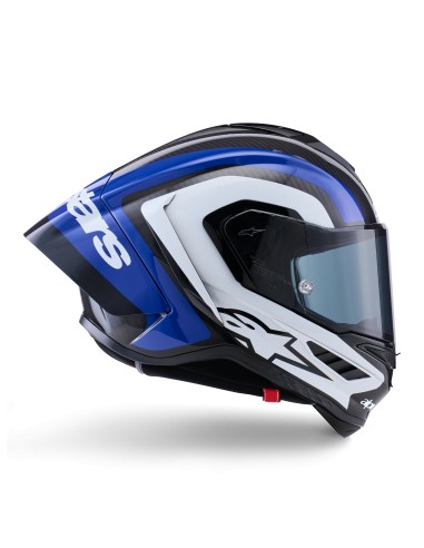 Casco Supertech R10 Arius Black White Blue Glossy