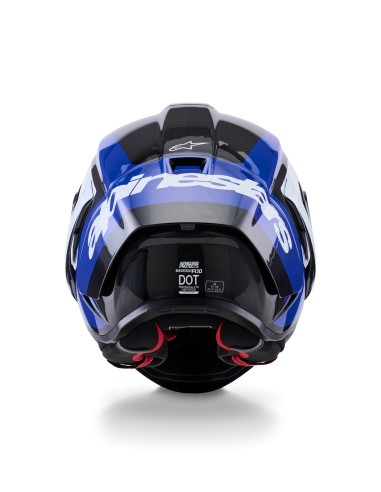 Casco Supertech R10 Arius Black White Blue Glossy