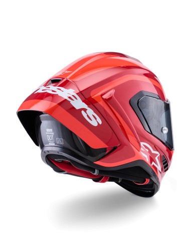 Casco Supertech R10 Arius Black White Double Red Glossy