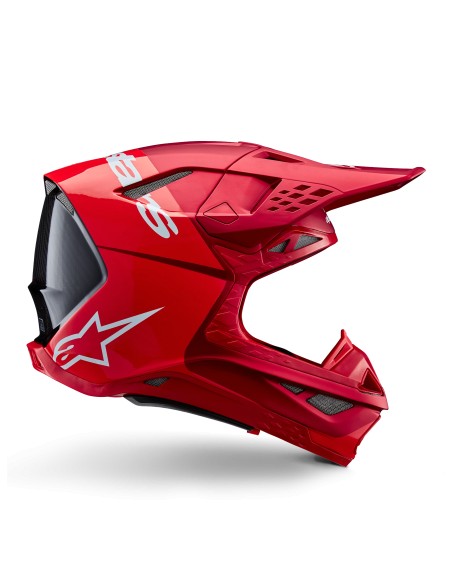 CASCO SUPERTECH M10 FLOOD ECE 22.06 RED FLUO RED MIRROR GLOSSY
