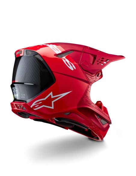 CASCO SUPERTECH M10 FLOOD ECE 22.06 RED FLUO RED MIRROR GLOSSY
