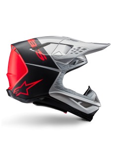 CASCO SUPERTECH M10 FLOOD ECE 22.06 SILVER BLACK ORANGE FLUO MIRROR GLOSSY