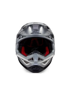 CASCO SUPERTECH M10 FLOOD ECE 22.06 SILVER BLACK ORANGE FLUO MIRROR GLOSSY 2
