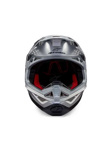 CASCO SUPERTECH M10 FLOOD ECE 22.06 SILVER BLACK ORANGE FLUO MIRROR GLOSSY