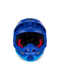 CASCO SUPERTECH M10 FLOOD ECE 22.06 MET BLUE MED BLUE BLACK CARBON MIRROR GLOSSY 2