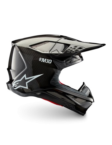 CASCO SUPERTECH M10 SOLID ECE 22.06 BLACK GLOSSY CARBON