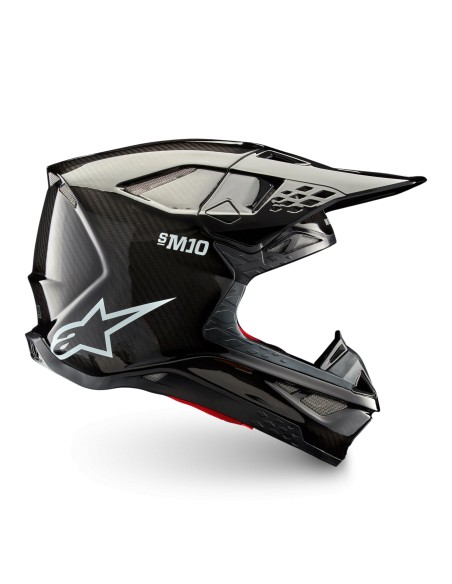 CASCO SUPERTECH M10 SOLID ECE 22.06 BLACK GLOSSY CARBON