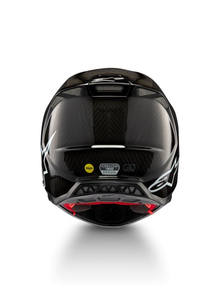 CASCO SUPERTECH M10 SOLID ECE 22.06 BLACK GLOSSY CARBON