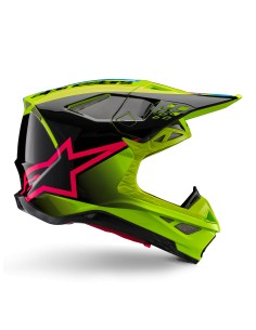 CASCO SUPERTECH M10 UNITE ECE 22.06 YELLOW FLUO BLACK DIVA PINK GLOSSY