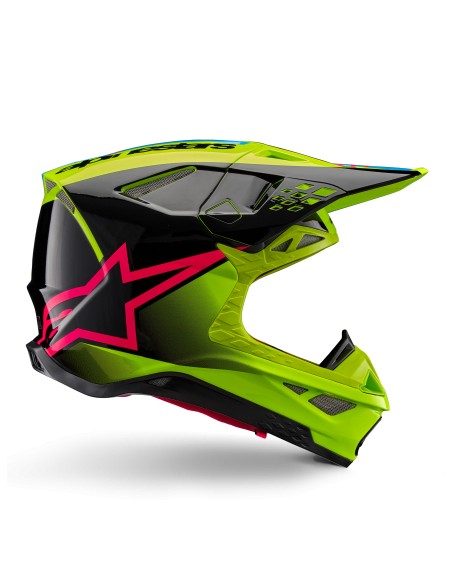 CASCO SUPERTECH M10 UNITE ECE 22.06 YELLOW FLUO BLACK DIVA PINK GLOSSY