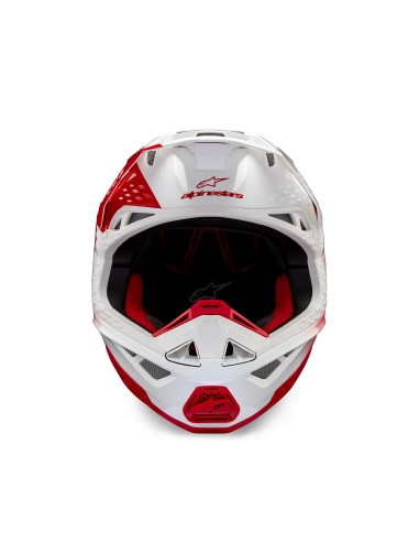CASCO SUPERTECH M10 UNITE ECE 22.06 RED WHITE GLOSSY