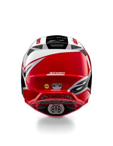 CASCO SUPERTECH M10 UNITE ECE 22.06 RED WHITE GLOSSY