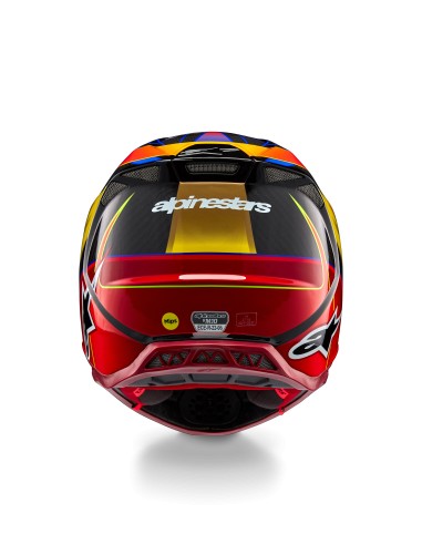 CASCO SUPERTECH M10 ERA ECE 22.06 GOLD YELLOW RIO RED GLOSSY