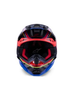 CASCO SUPERTECH M10 ERA ECE 22.06 BLUE RED YELLOW FLUO GLOSSY 2