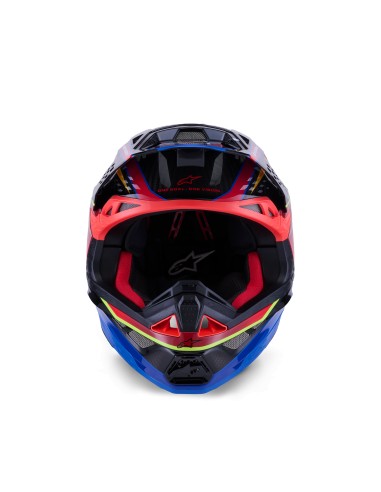 CASCO SUPERTECH M10 ERA ECE 22.06 BLUE RED YELLOW FLUO GLOSSY