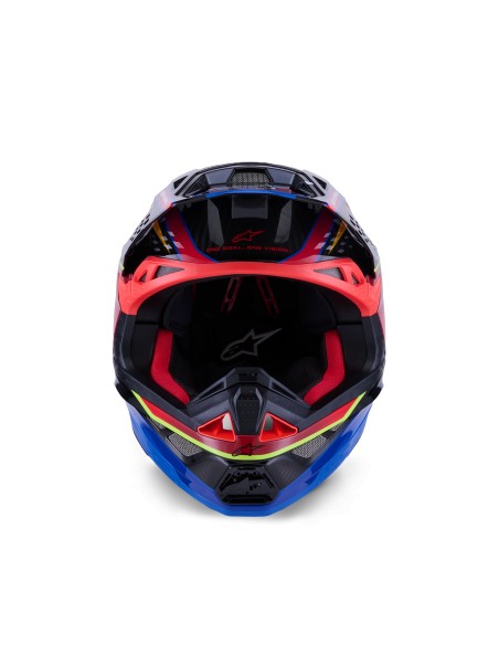 CASCO SUPERTECH M10 ERA ECE 22.06 BLUE RED YELLOW FLUO GLOSSY