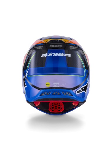 CASCO SUPERTECH M10 ERA ECE 22.06 BLUE RED YELLOW FLUO GLOSSY