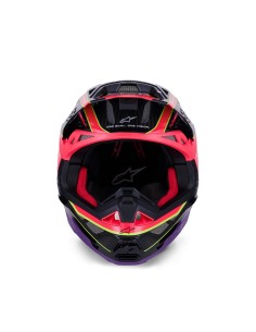 CASCO SUPERTECH M10 ERA ECE 22.06 PINK VIOLET YELLOW FLUO GLOSSY 2