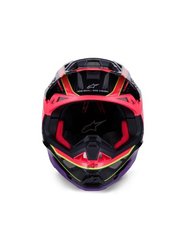 CASCO SUPERTECH M10 ERA ECE 22.06 PINK VIOLET YELLOW FLUO GLOSSY