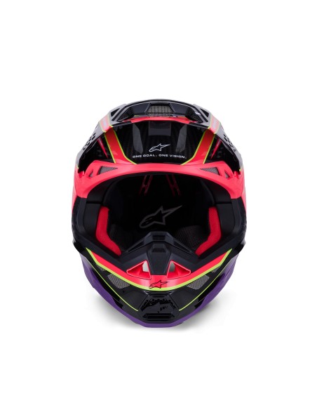 CASCO SUPERTECH M10 ERA ECE 22.06 PINK VIOLET YELLOW FLUO GLOSSY