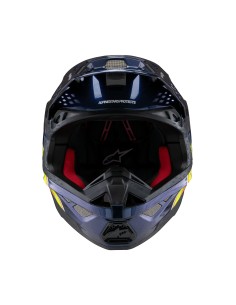 CASCO SUPERTECH M10 TLD EDITION 25 ECE 22.06 DARK BLUE ORANGE YLW FLUO RED GLOSSY 2
