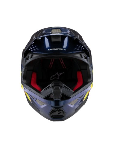 CASCO SUPERTECH M10 TLD EDITION 25 ECE 22.06 DARK BLUE ORANGE YLW FLUO RED GLOSSY