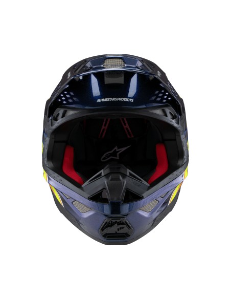 CASCO SUPERTECH M10 TLD EDITION 25 ECE 22.06 DARK BLUE ORANGE YLW FLUO RED GLOSSY