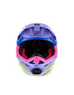 CASCO SUPERTECH M10 JETT LAWRENCE R01 ECE 22.06 PURPLE PINK FLUOYELLOW FLUO GLOSSY 2