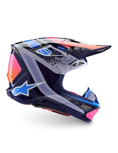 CASCO SUPERTECH M10 RECORDS EDICIÓN LIMITADA ECE 22.06 MULTICOLOR GLOSSY