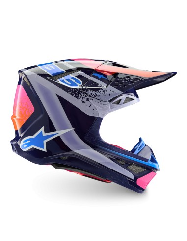 CASCO SUPERTECH M10 RECORDS EDICIÓN LIMITADA ECE 22.06 MULTICOLOR GLOSSY