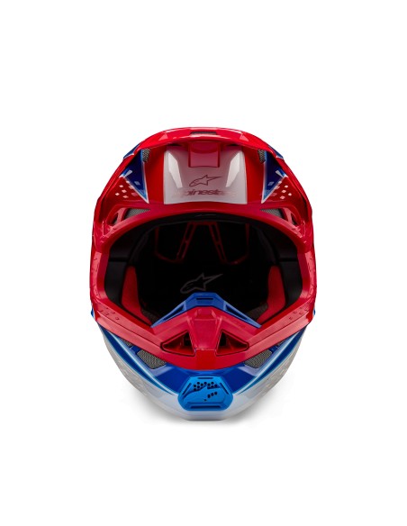 CASCO SUPERTECH M10 AEON ECE 22.06 BRIGHT RED BLUE GLOSSY