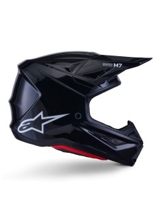 CASCO S-M7 SOLID ECE 22.06 BLACK GLOSSY