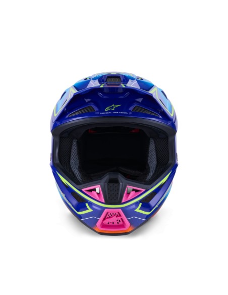 CASCO S-M7 CAST ECE 22.06 BLUE PINK YELLOW FLUO GLOSSY