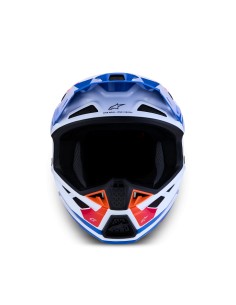 CASCO S-M7 CORE ECE 22.06 WHITE BLUE ORANGE PINK GLOSSY 2