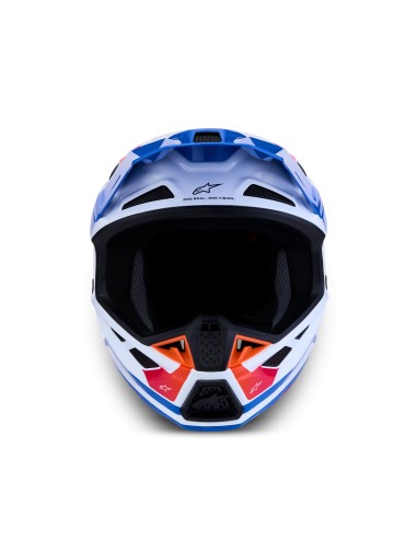 CASCO S-M7 CORE ECE 22.06 WHITE BLUE ORANGE PINK GLOSSY