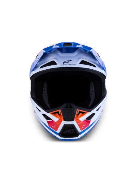 CASCO S-M7 CORE ECE 22.06 WHITE BLUE ORANGE PINK GLOSSY
