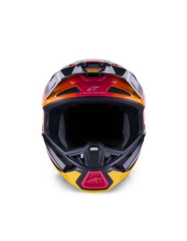 CASCO S-M7 RISE ECE 22.06 BLACK YELLOW PINK GLOSSY