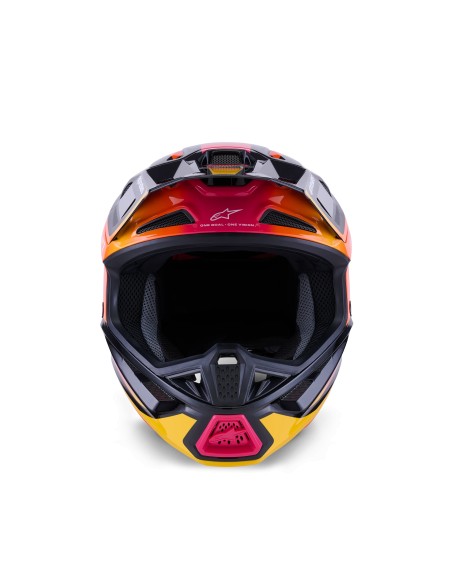 CASCO S-M7 RISE ECE 22.06 BLACK YELLOW PINK GLOSSY