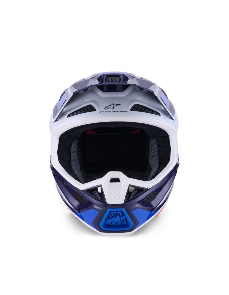 CASCO S-M7 RISE ECE 22.06 BLUE WHITE GLOSSY