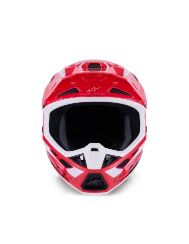 CASCO S-M7 DEED ECE 22.06 RED BLACK WHITE GLOSSY