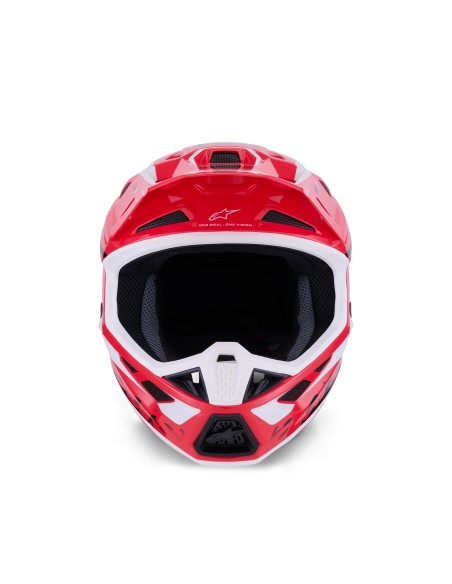 CASCO S-M7 DEED ECE 22.06 RED BLACK WHITE GLOSSY