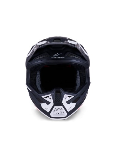 CASCO S-M7 DASHER ECE 22.06 BLACK WHITE MATT